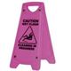 IW-101P WET FLOOR CLEANING IN PROGRESS PINK SIGN A FRAME 60cm